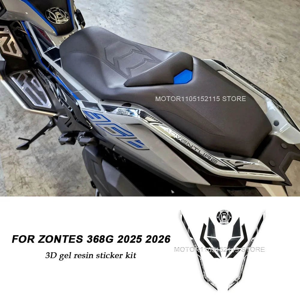

368G 2025 2026 Motorcycle Tank Pad Stickers Vinyl Decals for Zontes 368G zontes368g ZONTES 368G 2025 2026 Accessories