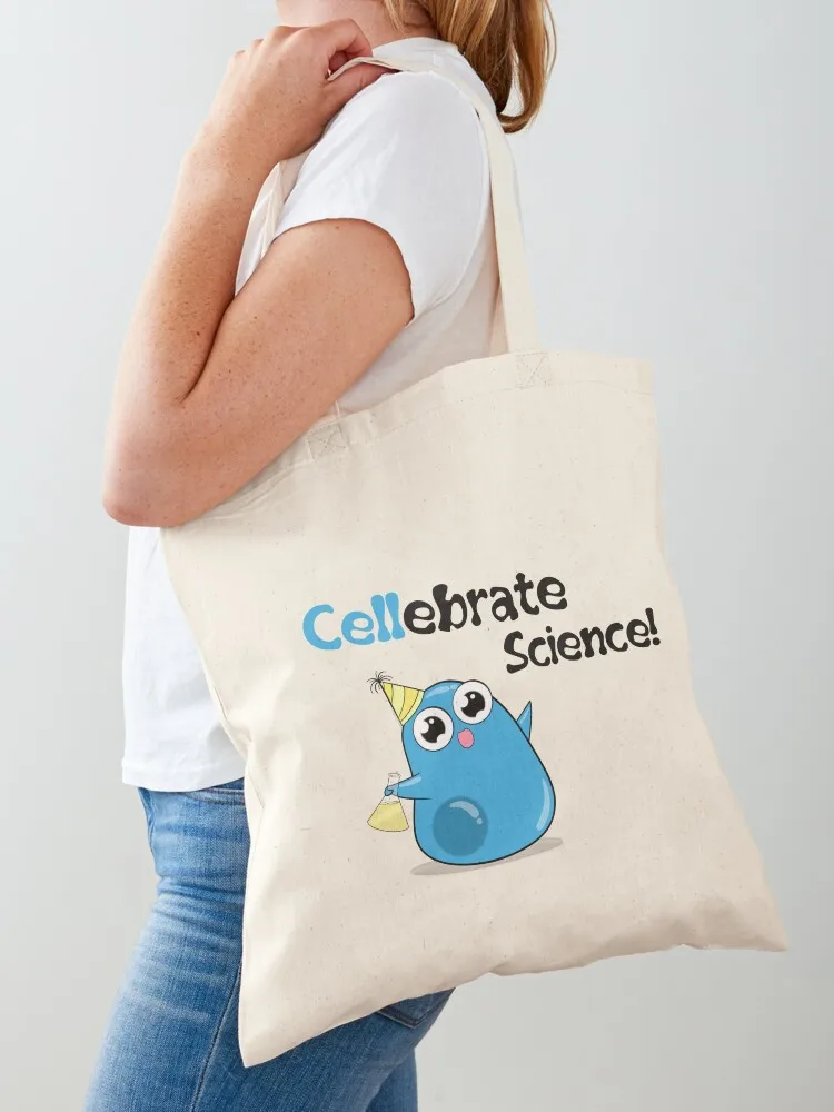 

Cellebrate Science! Tote Bag tote bags men Eco bag reusable grocery bags sac pour femme