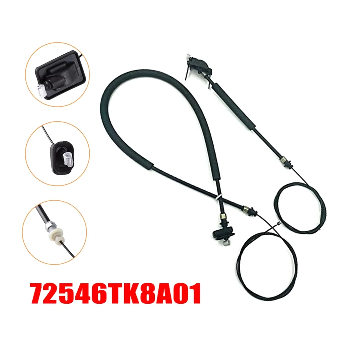 1Pair Power Sliding Door Cable Assembly Kit W/O Motor for Honda Odyssey 2011-2020 72546TK8A01 72546-TK8-A01