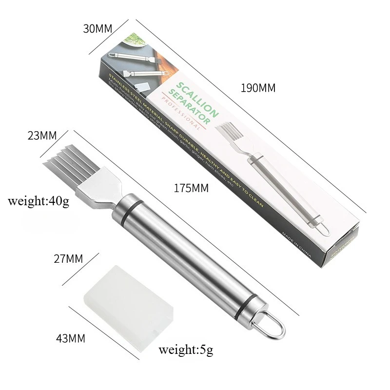 Stainless Steel Multi Blade Vegetable Chopper for Green Onion Carrot Cucumber Slicer Shredder Kitchen Cutting Tool