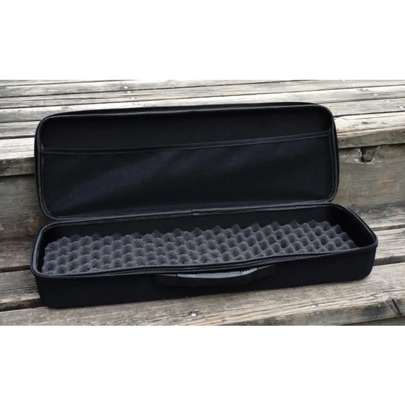 Portable Large Capacity EVA Fishing Bag Rod Reel Tackle Storage Case Hard Carry Box for Outdoor Fishing