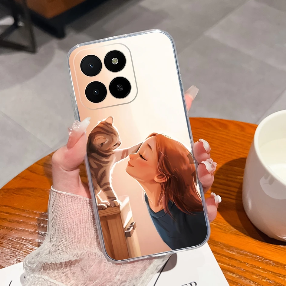 حافظة جديدة لهاتف Honor X5b Plus Shell Fashion نمط رائد الفضاء من مادة البولي يوريثان الحراري الناعمة والنحيفة والحماية المميزة لهاتف Honor X 5b Coque #5