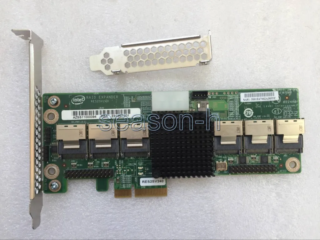 

Карта расширения RES2SV240, 24 порта, 6 ГБ/с, плата контроллера SATA SAS