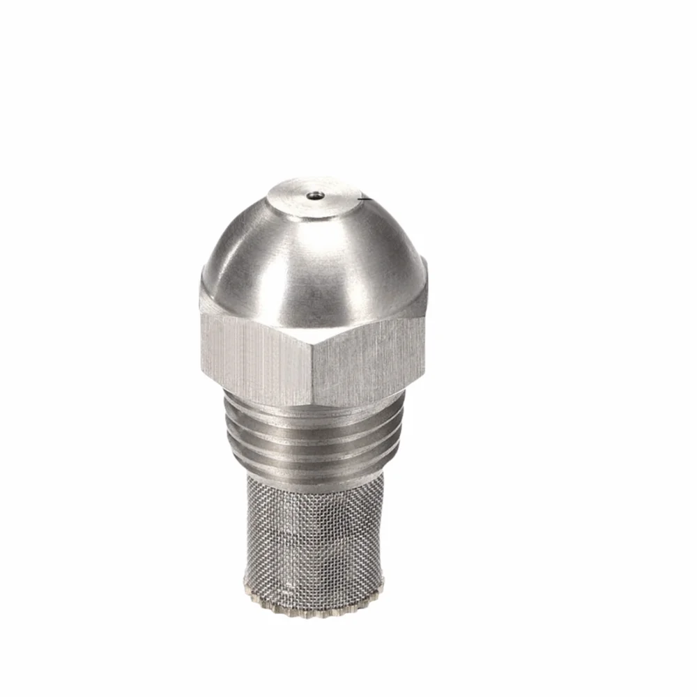 2PCS 304 Stainless Steel Misting Nozzle 1.5mm Orifice 1/4 BSPT Atomizing Spray Tip Silver Garden Misting Nozzle