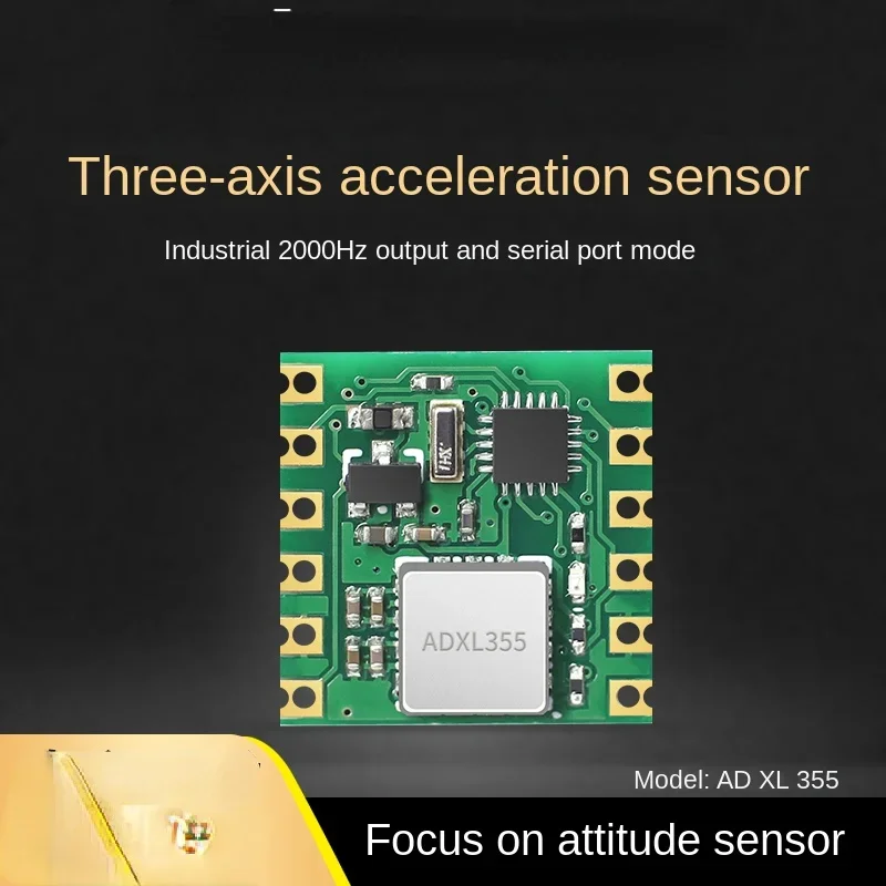 The 3-axis accelerometer ADXL355 357 digital sensor measuring module with a measuring range of 8g and 40g