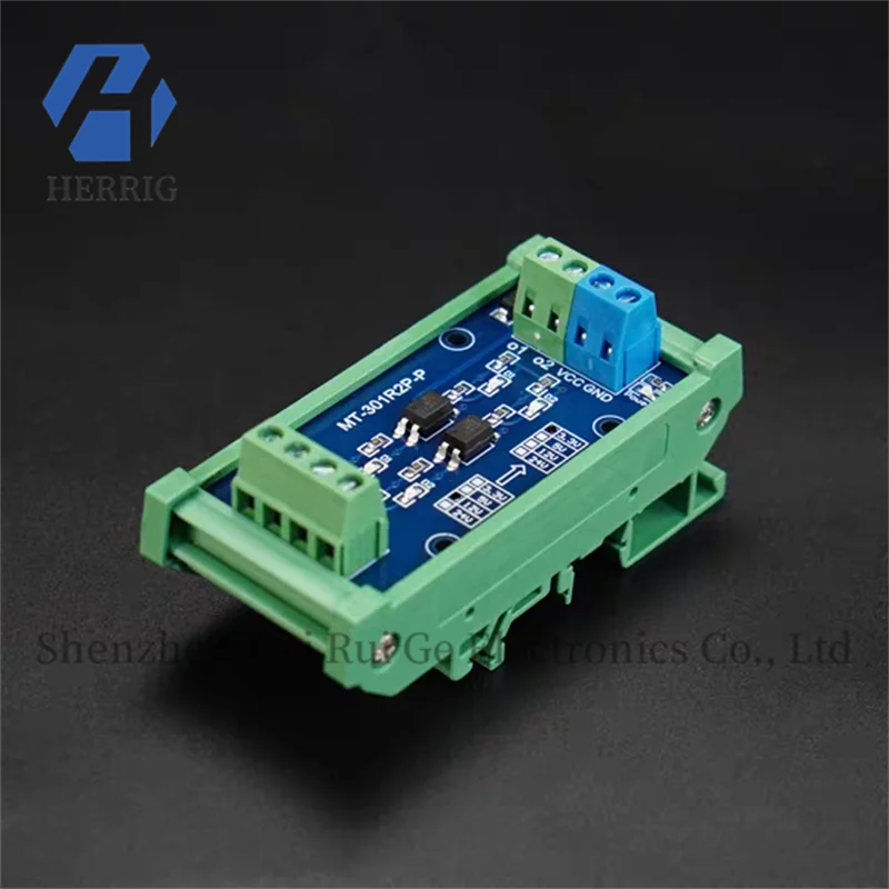 

2-channel level conversion module with isolated 12V to 3.3V conversion