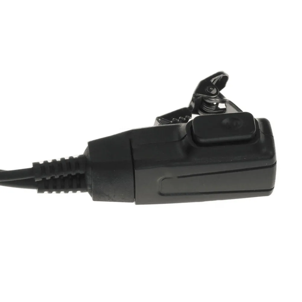2.5mm D Hook Single Hole Headset with Built-in PTT Switch for HYT TC-310 TC-320 T5628 T6200C Security Team Radios