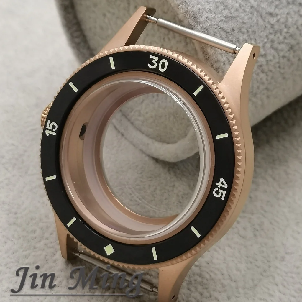 40mm Titanium Watch Case High-Quality Uncoated Or Double-Layer Coated AR Sapphire Glass for NH34 NH35 NH36 Movements