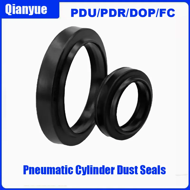 PDU/DOP/FC2 Cylinder Dust Seals 4-22mm - NBR Pneumatic Wiper Seals, Wear-Resistant for Air Cylinders (OEM Grade)