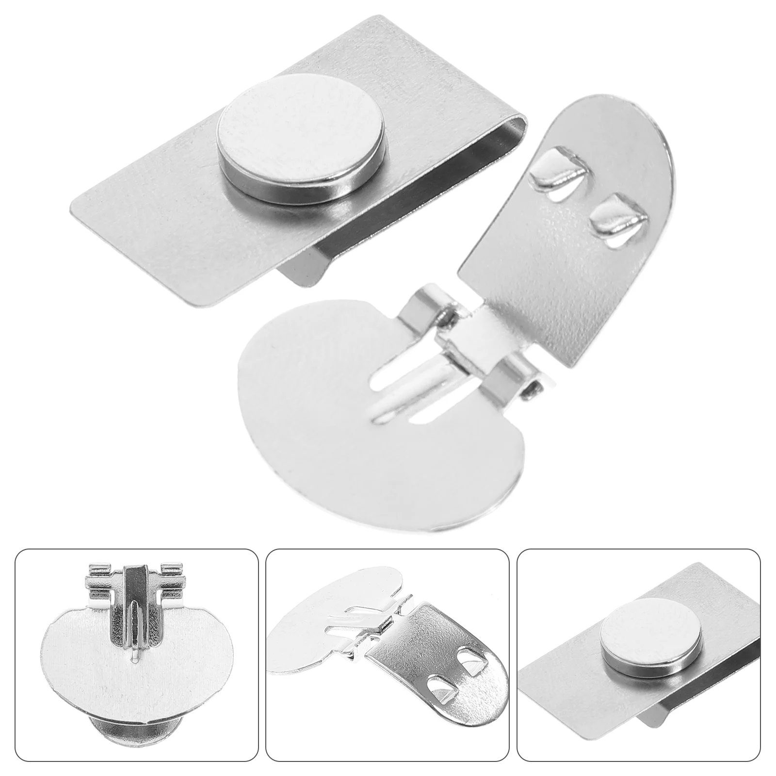 Magnetic Attraction Tie Clip Man Collar สําหรับแมวผูกสแตนเลสผู้ชายที่มองไม่เห็น Stay