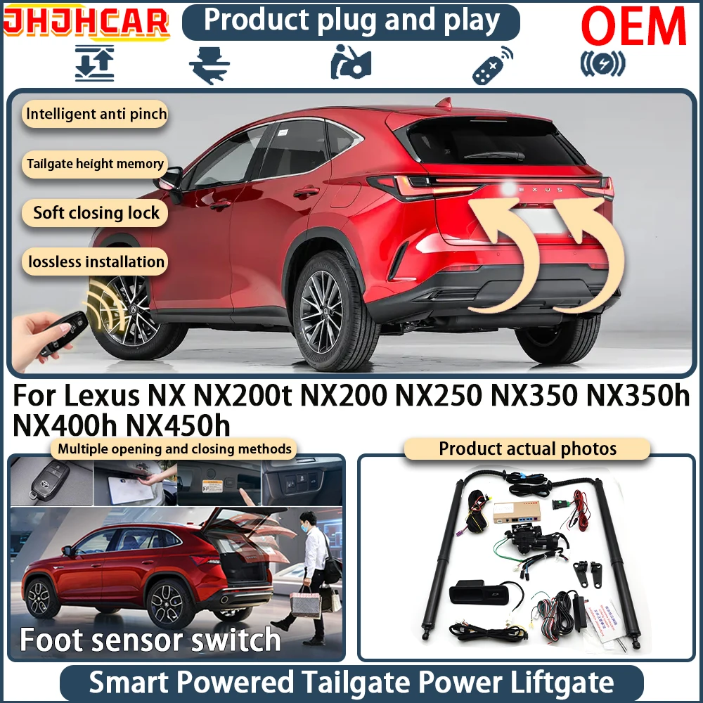 Smart Electric Powered Tailgate For Lexus NX NX200t NX200 NX250 NX350 NX350h NX400h NX450h Power Liftgate Key Remote Lift Kit