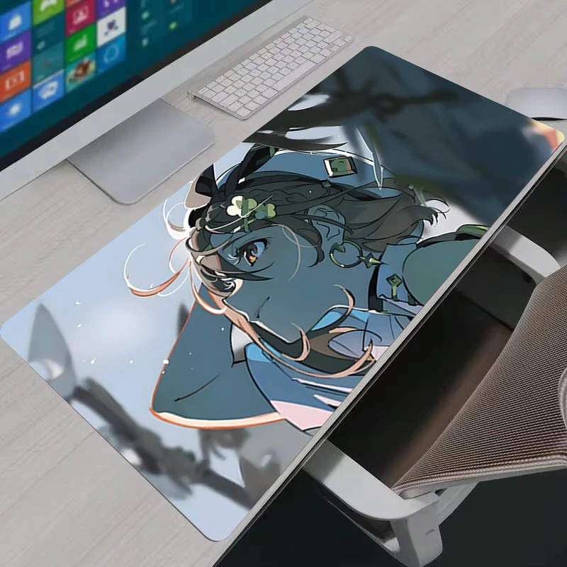 Anime Desk Mat Mouse Pad A-Atelier Ryza Official Art Large Gaming Mousepad Washable Cloth Non Slip Base for PC Laptop