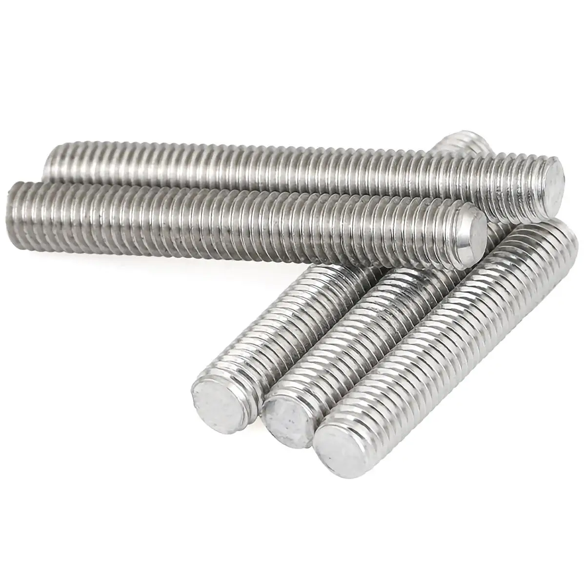 Anti-corrosion M6 M8 304 Stainless Steel Full Thread Rod Screw Rod Headless Bolt Thread Full Threaded Stud