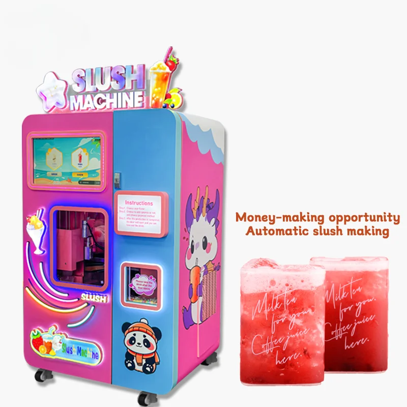 YG High Capacity Slush Ice Making Machine Cheap Slushie Maker Machine Commercial Frozen Cold Slush Drink Vending Machine Price