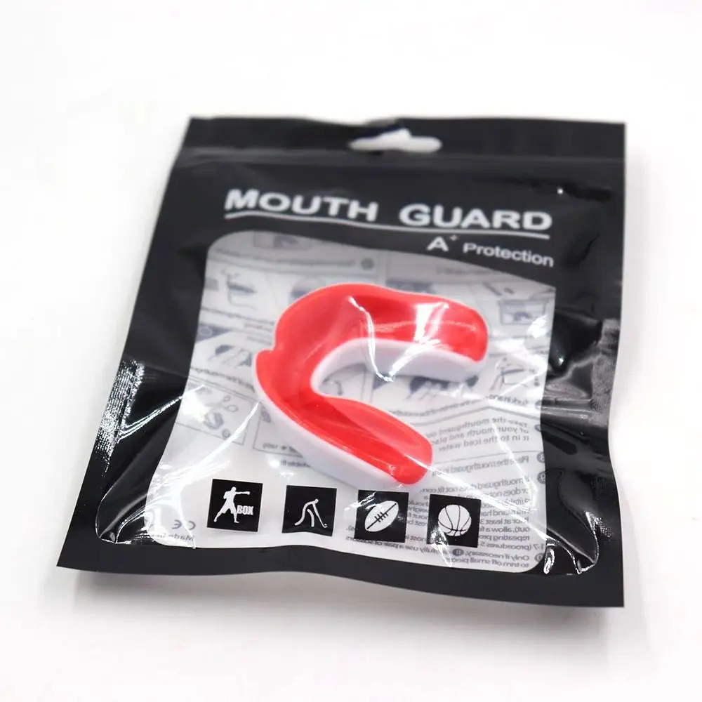 Tooth Brace Protection Karate Boxing Rugby Sports Mouth Guard Adults Mouthguard With Plastic Case Box Eva Teeth Protector