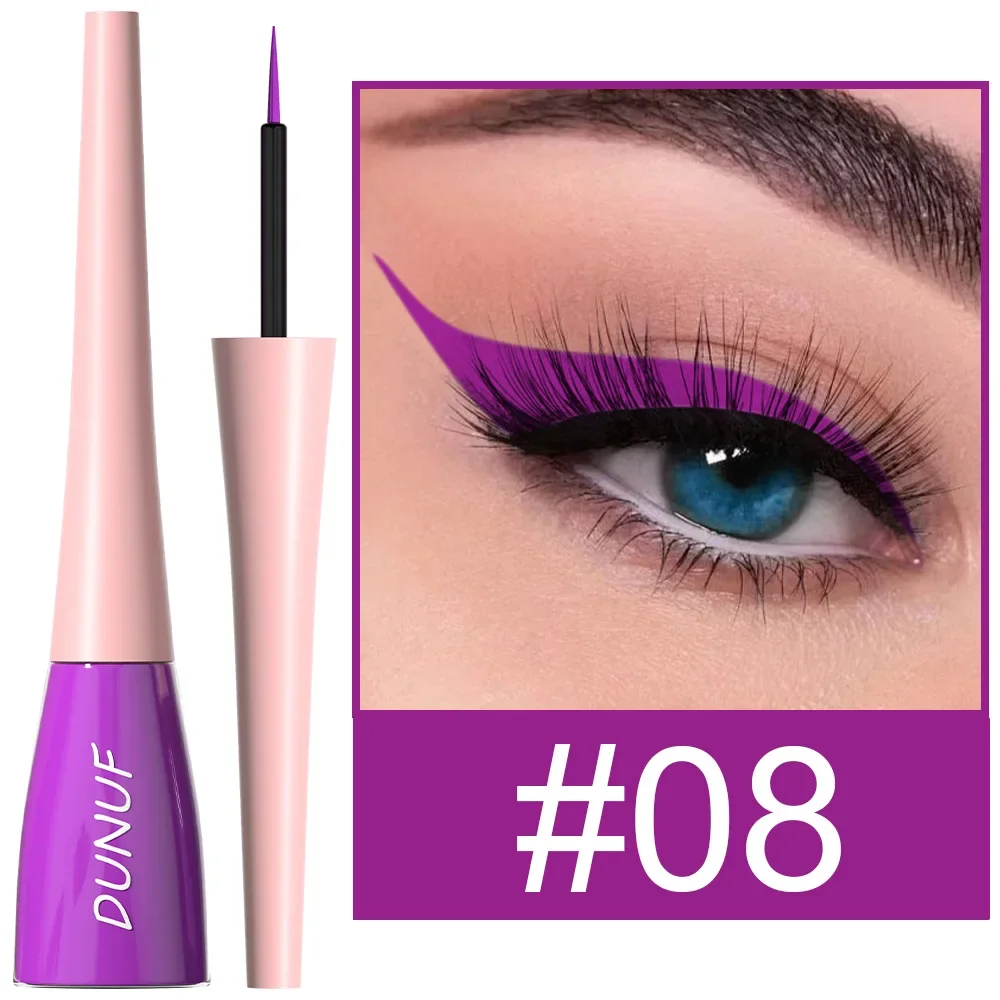 Blauwe Eyeliner Pen Vloeibare Eyeliner Potlood Oogmake-up Ultradunne Langdurige Sneldrogende Eyeliner 18-kleuren Korea Make Up Cosmetische