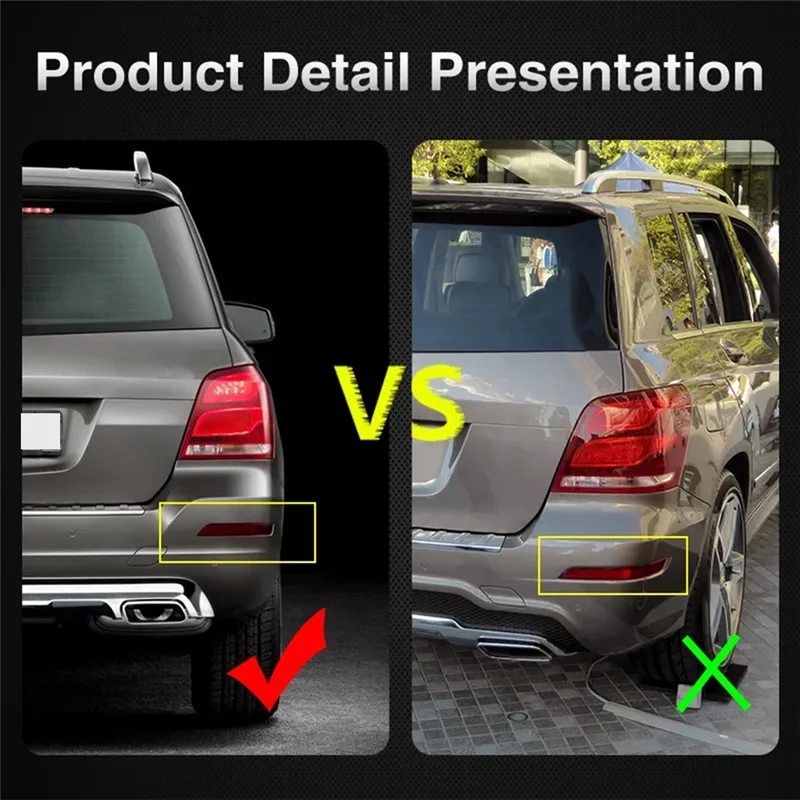 

L37A-Left Rear Bumper Reflector Trim Lamp Parts A2048200174 For GLK-Class W204/X204 GLK250 GLK300 GLK350 2008-2012