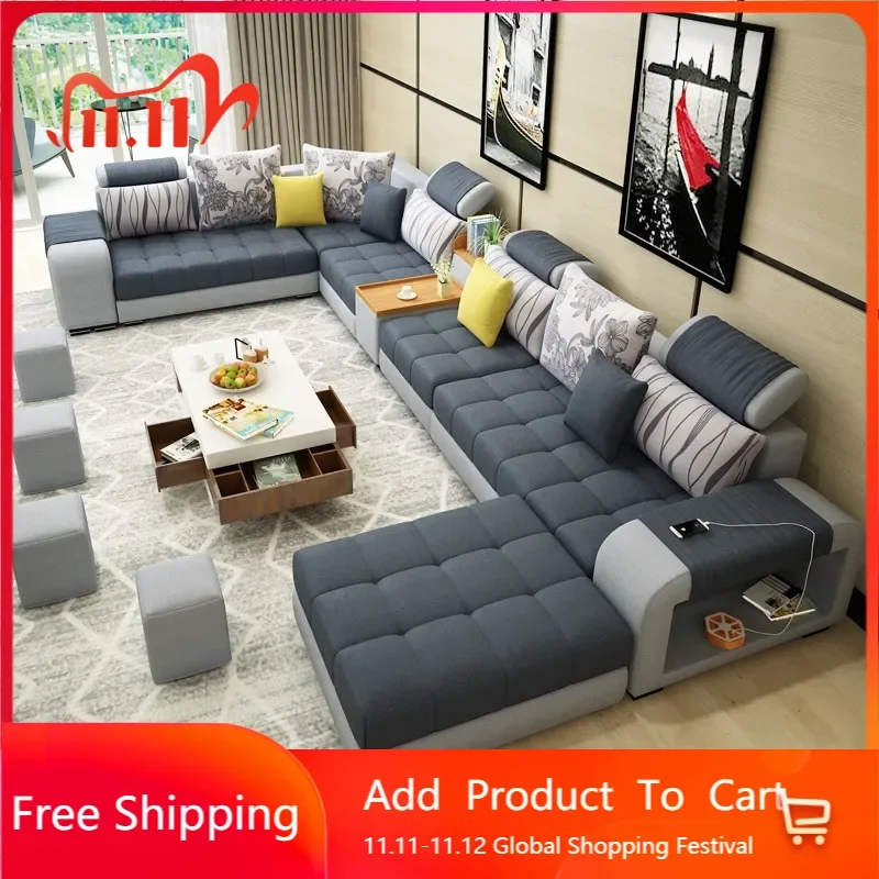 

Bedroom Double Sofa Elegant Modern Comfortable Design Bed Sofa Reclining Armchair Articulos Designer Divano Lounge Furniture