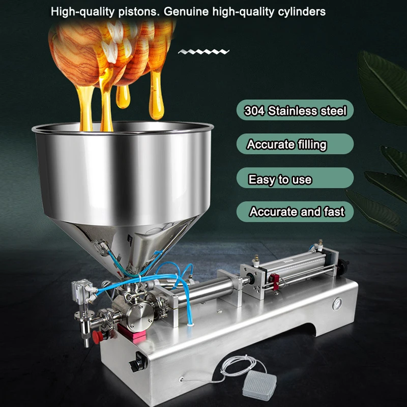 10-100ml Small Paste Quantitative Filling Machine Honey Yogurt Peanut Butter Packaging Machine