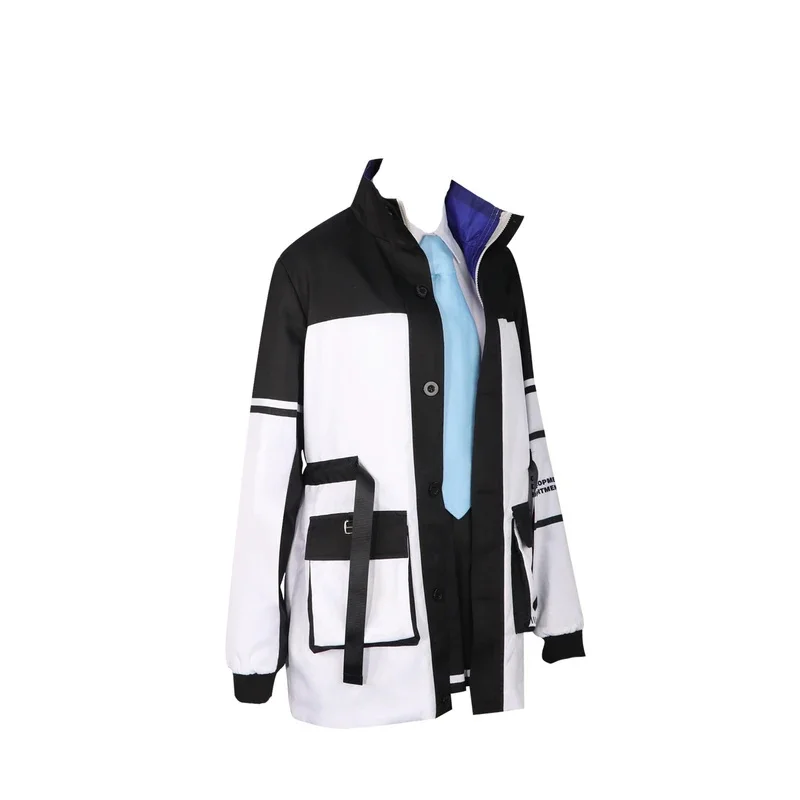 

2025 Black White Work Uniform Set Cosplay Anime Game Costume 2D Character Outfit for Men And Women ty'4
