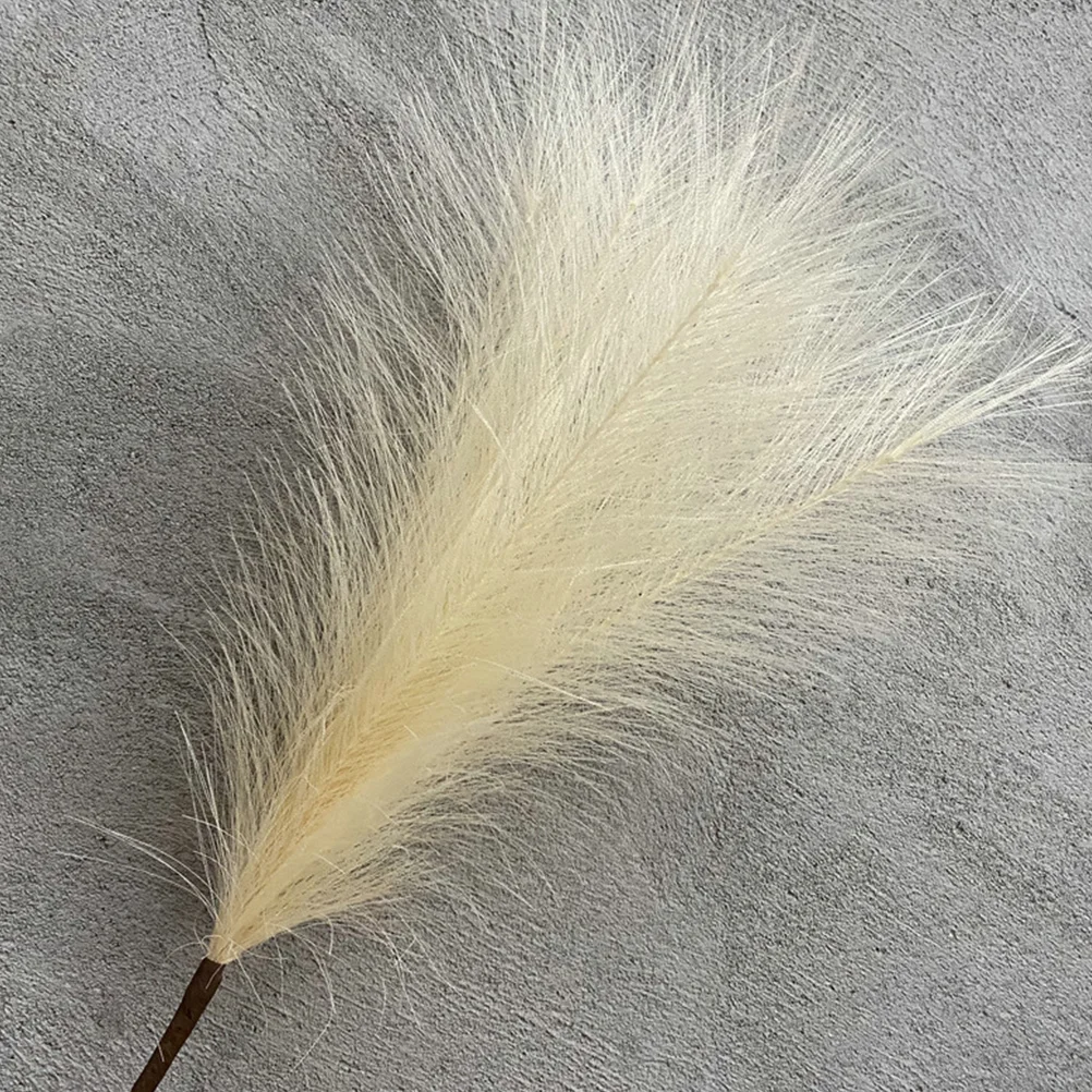 

2pcs Artificial Pampas Grass Stems Vase Filler Home Decor Wedding Decoration Dried Flowers Faux Fall Stems Tall Floor Plants