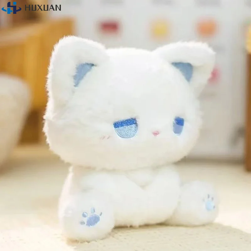 1PCS 15cm Soft Plush Animal Doll Cute Emo Bear Dumb Cat Toy Cloth Doll Birthday Christmas Gift for Kids