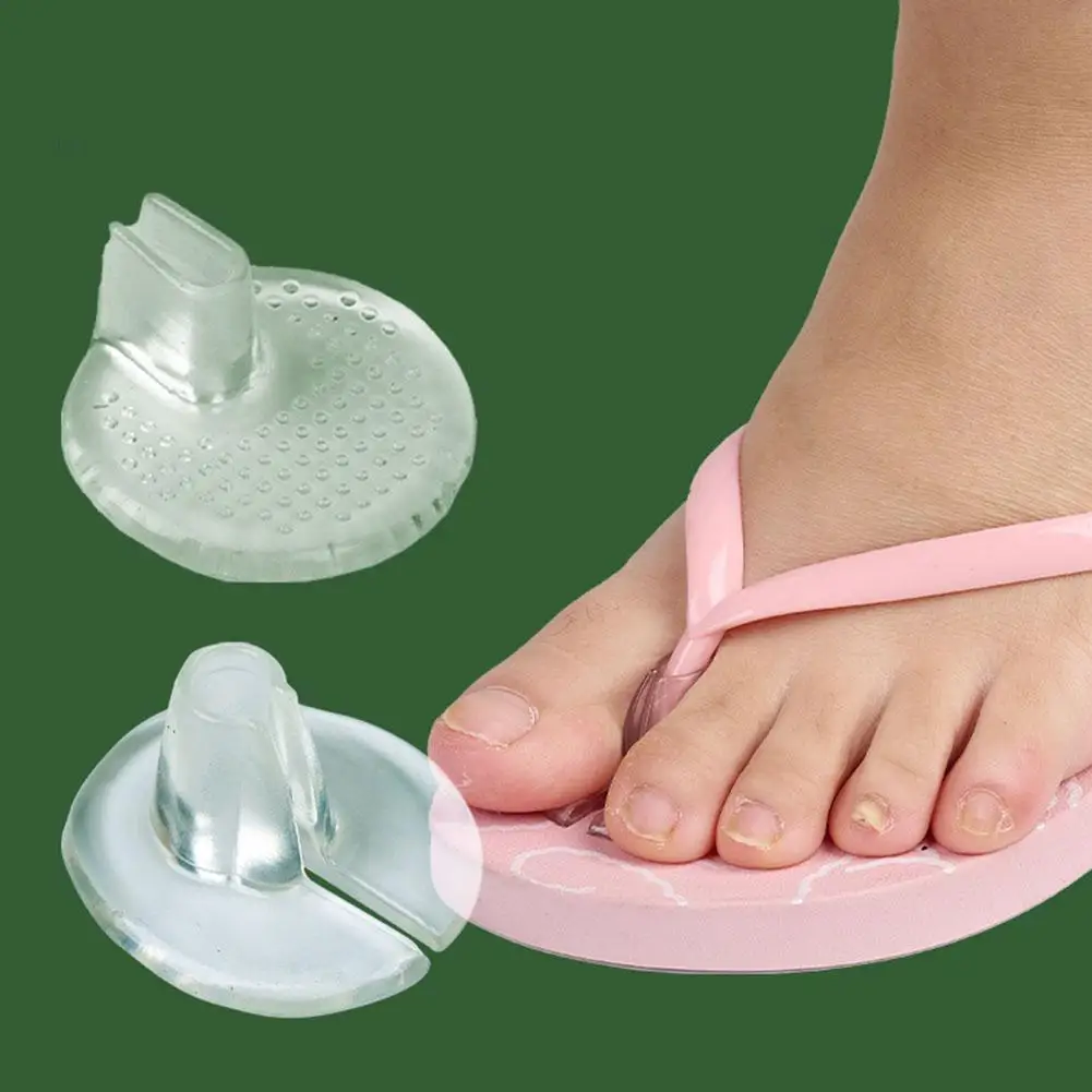 1/2 pares de almohadillas de gel suaves para sandalias tipo chancla, protectores de dedos, protectores de metatarso, plantillas y almohadillas de agarre para zapatos