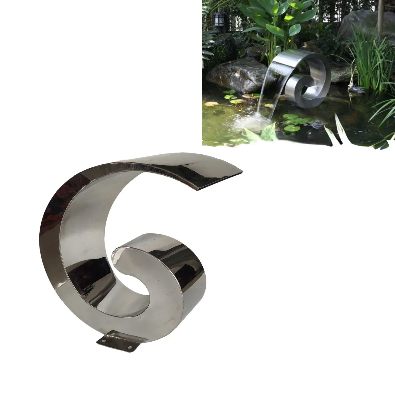 Pool fountain/Decorated swimming pool spa equipment/304 stainless steel massage nozzle/Powerful vortex water curtain