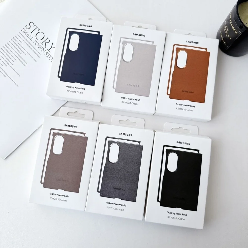 Genuine Leather Phone Case For Samsung galaxy Z Fold 8/8Ultra 5G Shockproof Back Cover Bumper Fold 8 Ultra Full Protection Shell