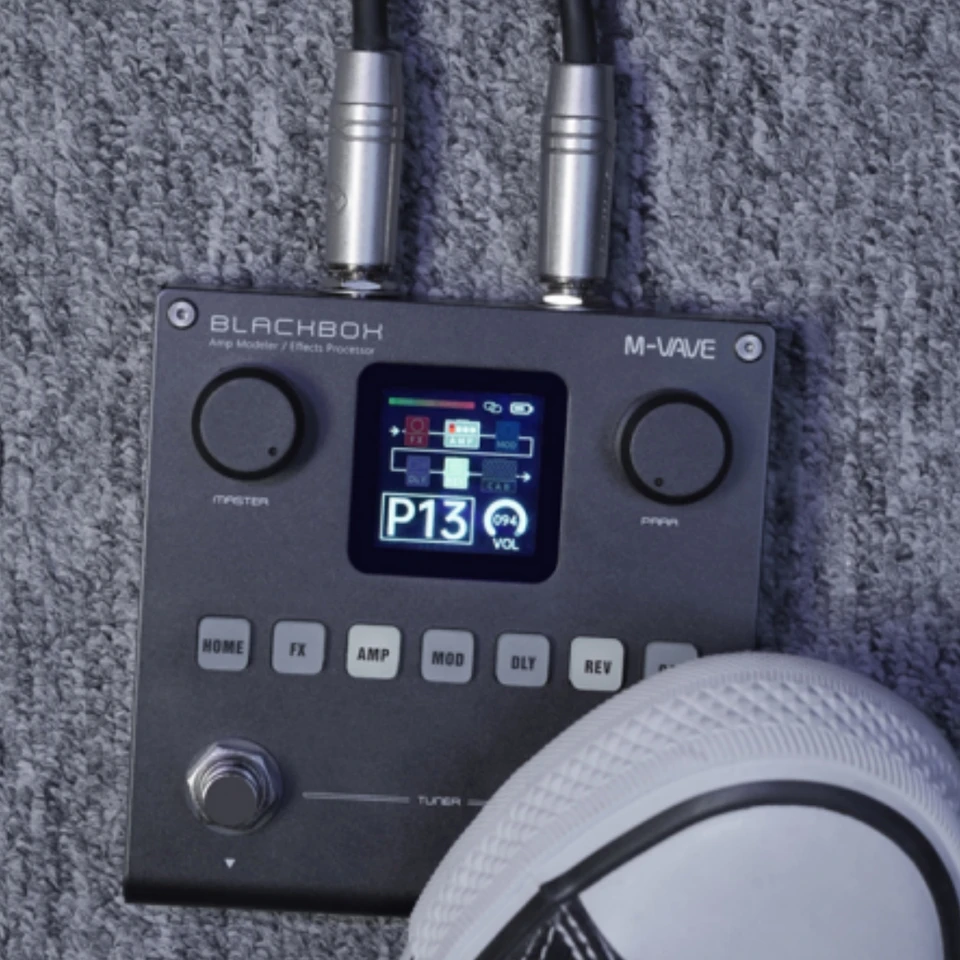 M-VAVE BLACKBOX Multifunctional Guitar/Bass Effect Pedal Effector