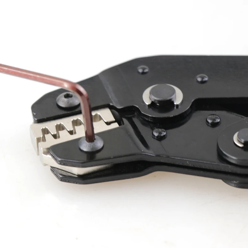Gepresste Zange, Elektriker-Werkzeuge, Crimpzange, elektrische Anschlüsse, Klemme, Elektronik, Pressverbinder, Handbacken-Box – Detail 5