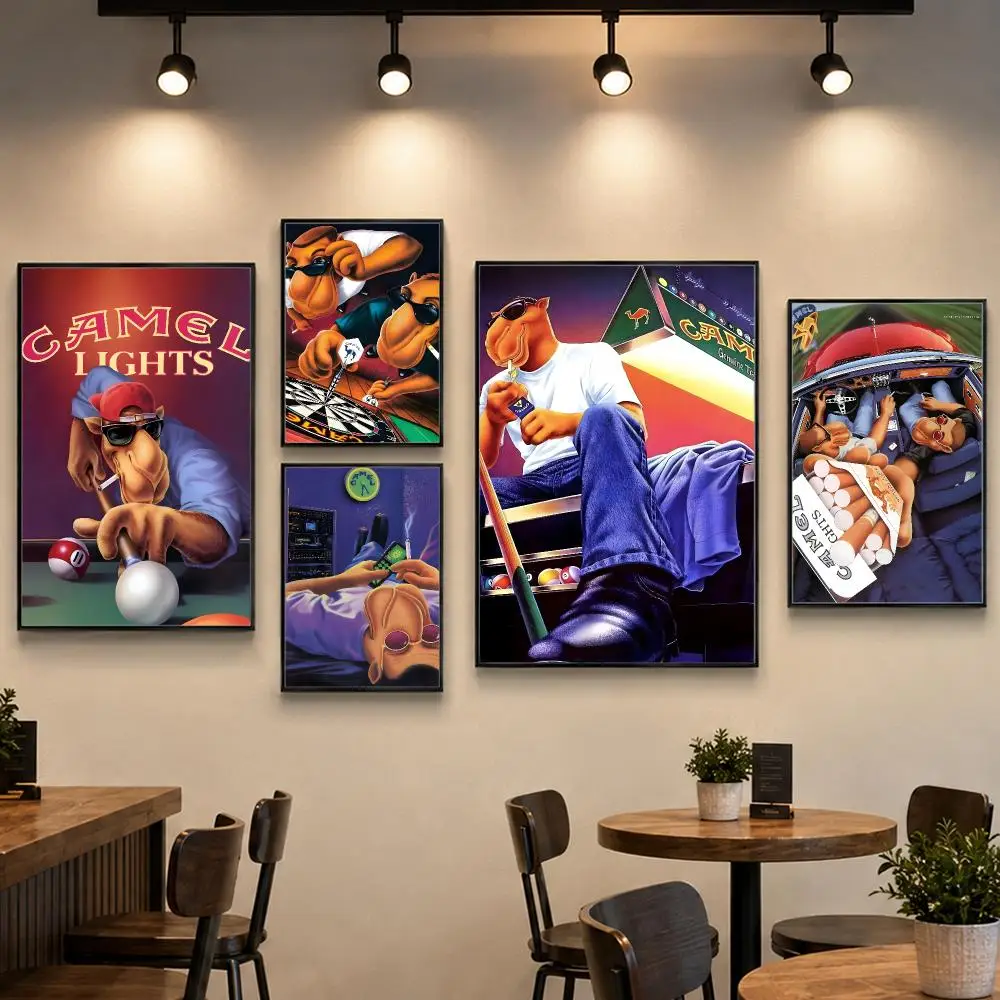 Animal C-Camel Poster PP Paper Decorative Wall Art for Living RoomsBedrooms Bars Cafes Stylish Home Decor Gift