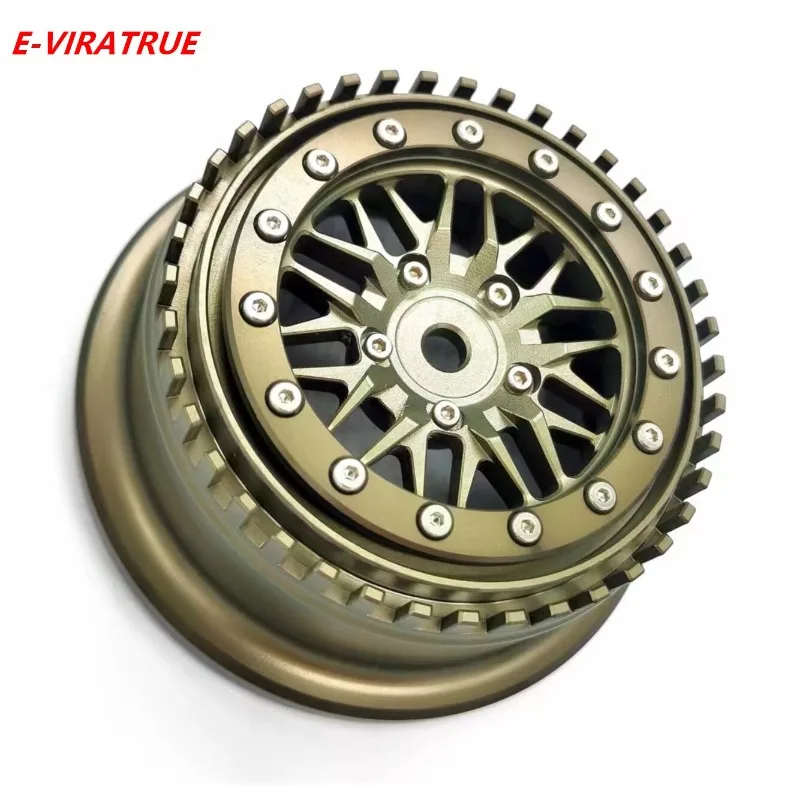 E-VIRATRUE 2.2/3.0''Alu Wheel For Losi RZR Rey/Baja Rey/Hammer Rey U4/Losi Lasernut/Axial SCX10 1/10 1pcs