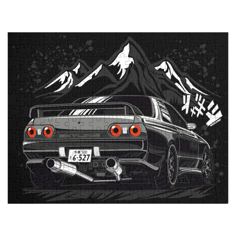 

VR38 Swapped Skyline R32 Jigsaw Puzzle Wooden Jigsaw Puzzles For Adults Custom Wooden Puzzle Name