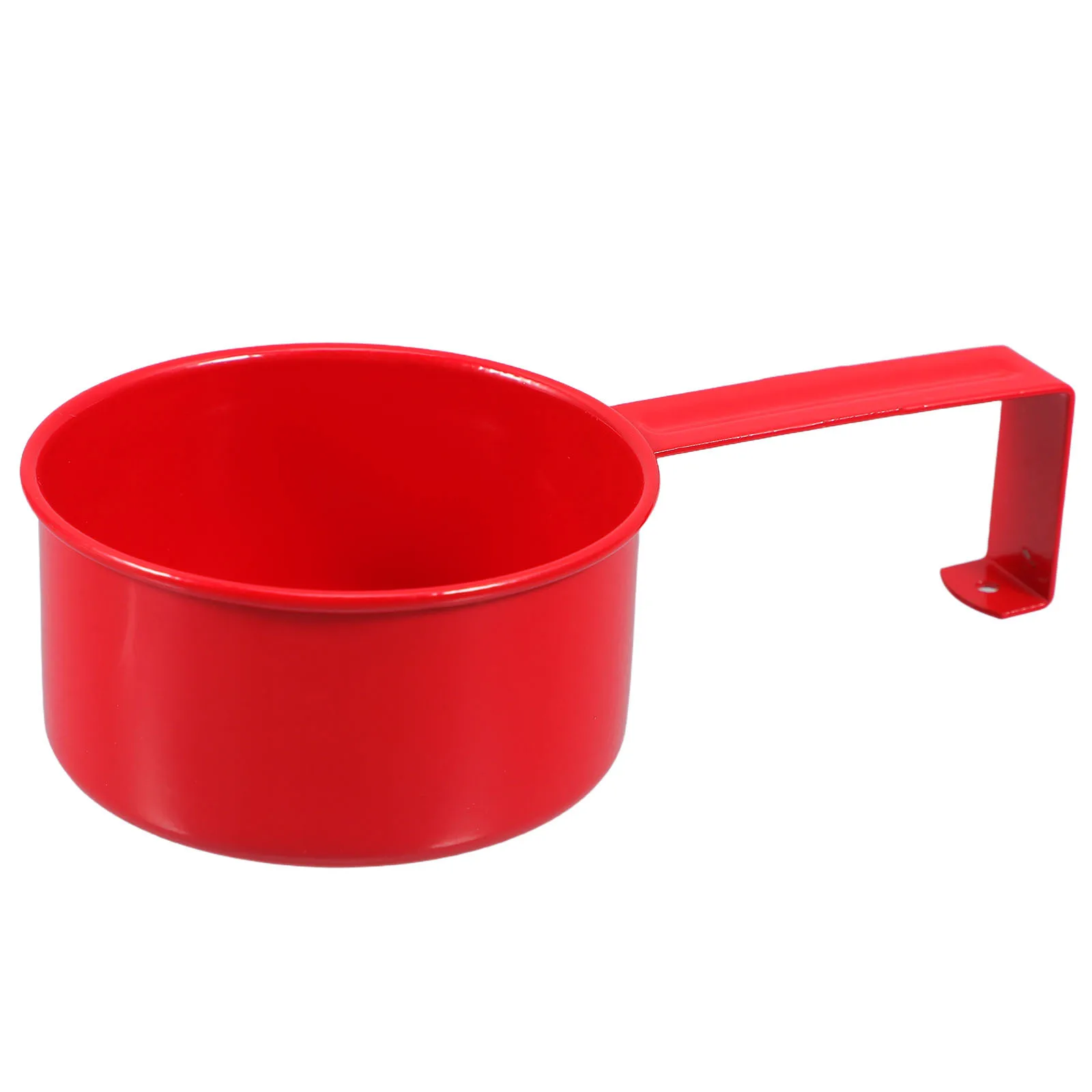 

Hanging Spoon Iron Storage Bucket Versatile Rice Ladle Pet Food Scooper Laundry Powder Organizer Rice Ladle Scoops for Dry Goods