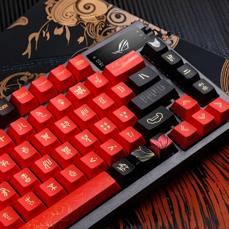 Priory keyboard keycaps Original side engraved pbt Suitable for 87 keys 108  Customized