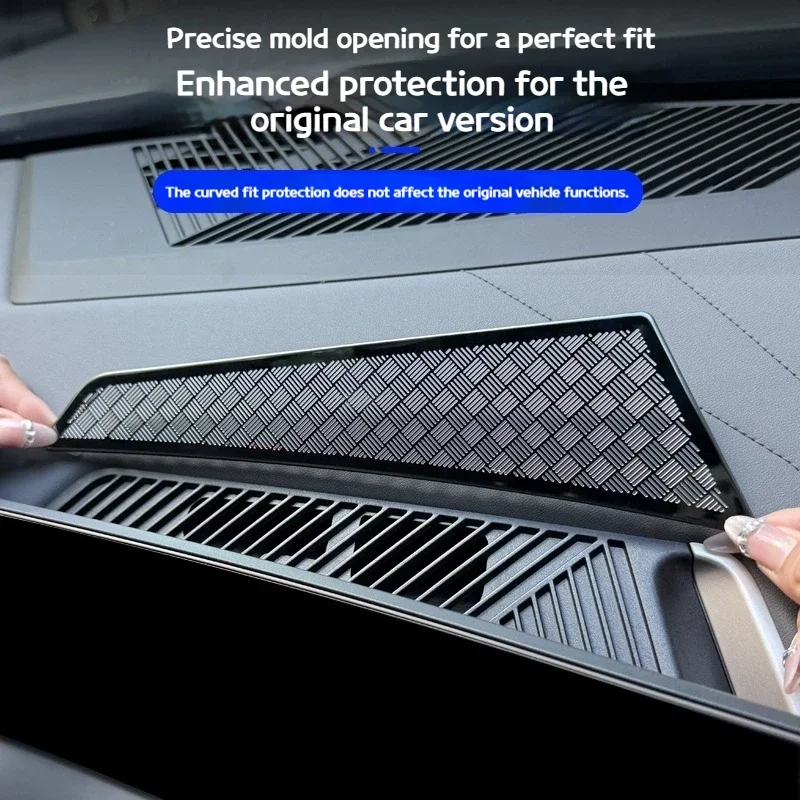For BMW X3 G45 2025 Center Console Dashboard Air Conditioning Outlet Cover Anti-Dust Grille Protector Car Interior Accessories