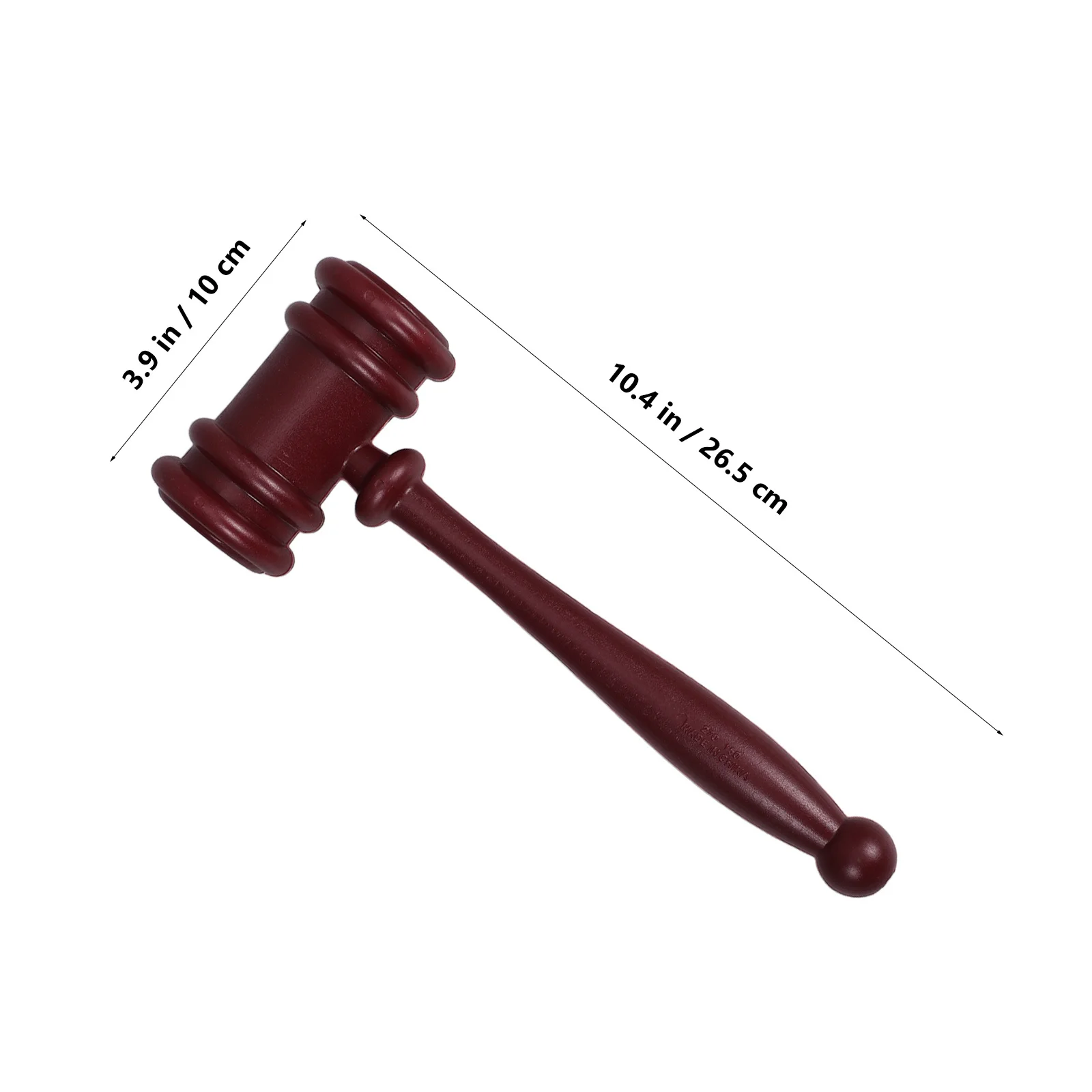 3 Stücke Richter Hammer Mini Kunststoff Hammer Prop Kostüm Zubehör Leichte Halloween Anwalt Cosplay Party Richter Halloween Kostüm