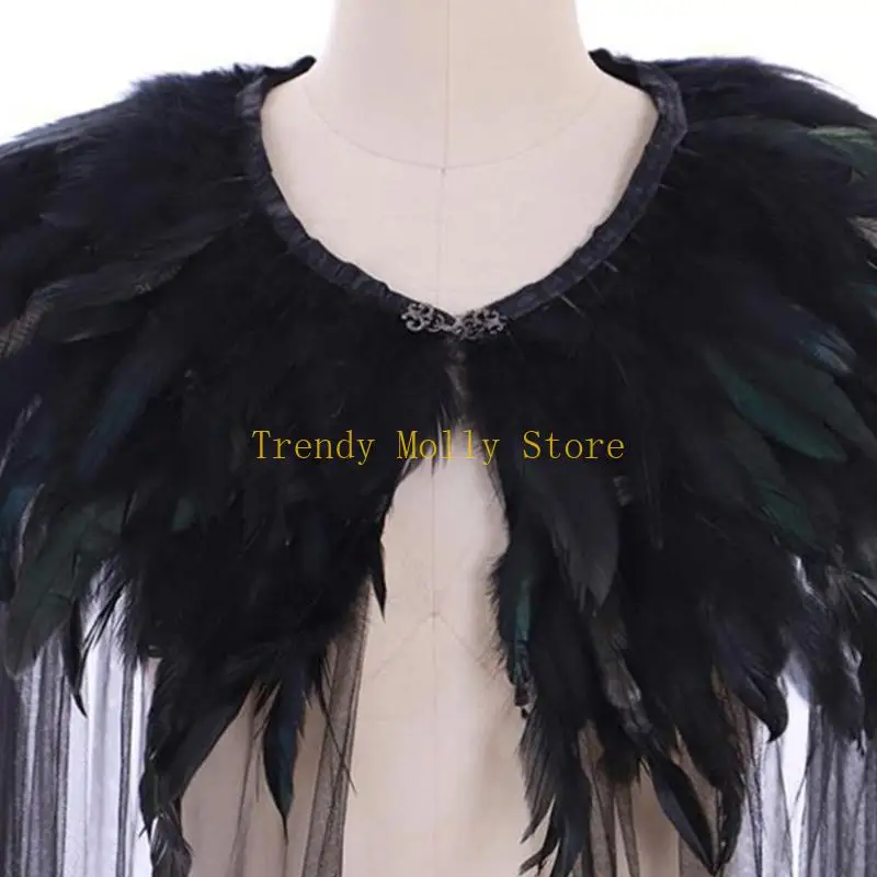 

N5KB Floor Length Halloween Cosplays Costume Wizard Witch Fancy Dress up Gown