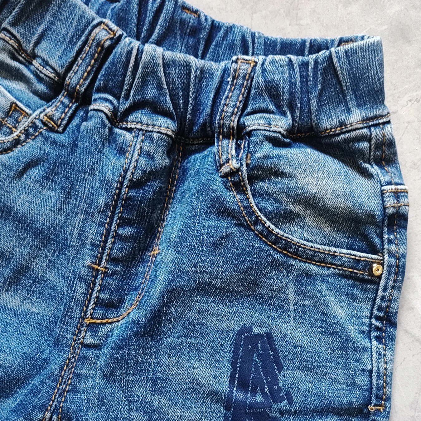 5151 1-4 years baby jeans Kids Boys\' Jeans casual Trousers Elastic Waist BABY SOFT denim pants