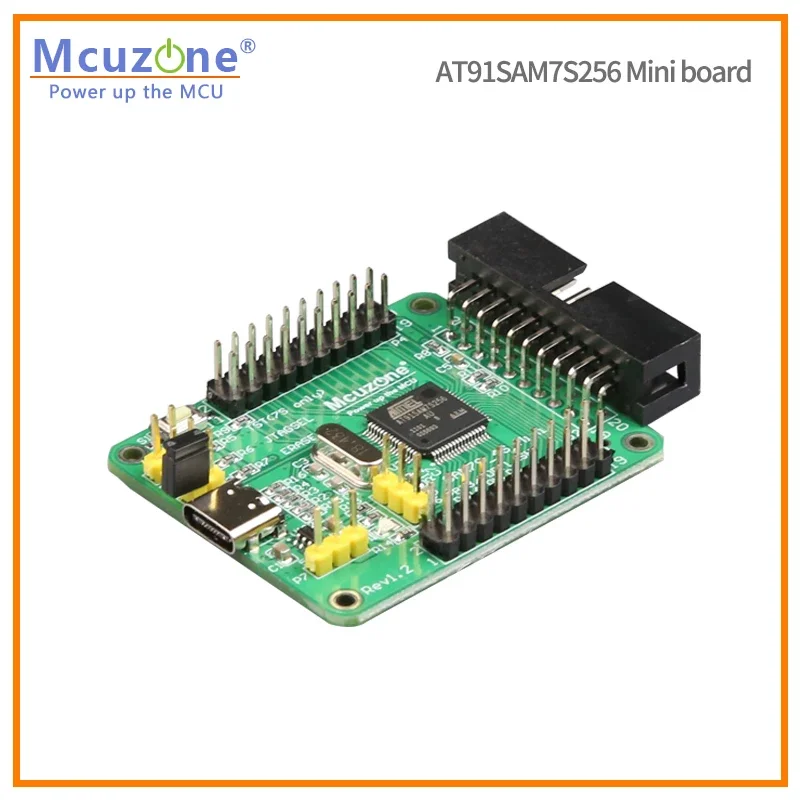 Imagem -03 - Mini Placa com Kit de Desenvolvimento Usb para Baixo Jtag Microchip Atmel Atmel Atmel Atmel Atm7 Atm7s256 7s256