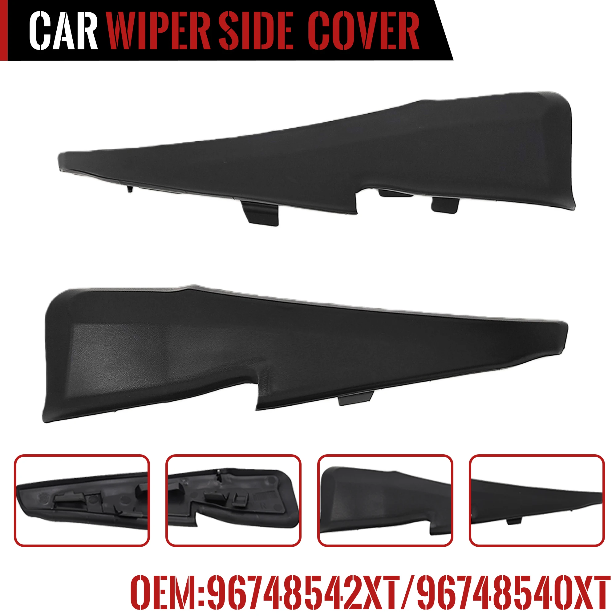 

Накладка на лобовое стекло автомобиля для Peugeot 208 I 2008 I 2012-2019 96748542XT 96748540XT