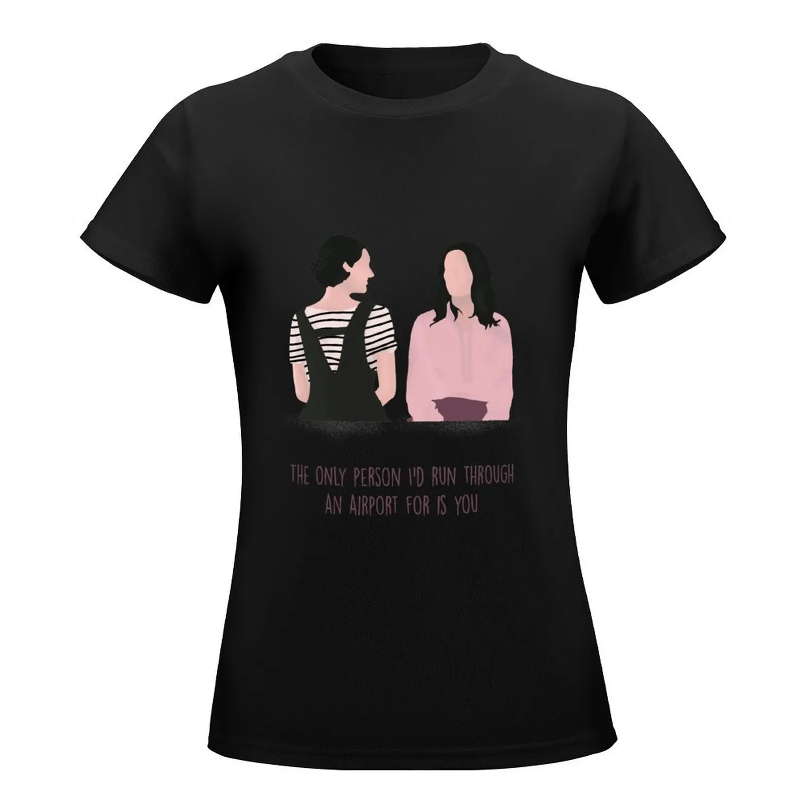 Fleabag-T-shirt surdimensionné pour femmes, vêtements vintage drôles, t-shirts graphiques à la mode