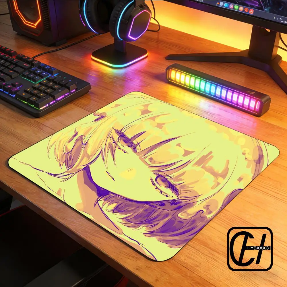 

Anime Girl Yellow-toned Portrait Mouse Pad For Small Size Gaming Gamer Company Keyboard HYB XXC Carpet Computer Desk Mat