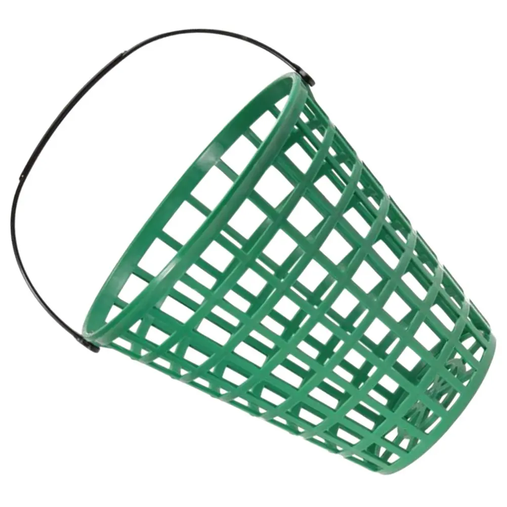 Portable Ball Storage Basket Heavy Load Capacity Plastic Golf Ball Container for Sports Club Driving Range Practice Sessions