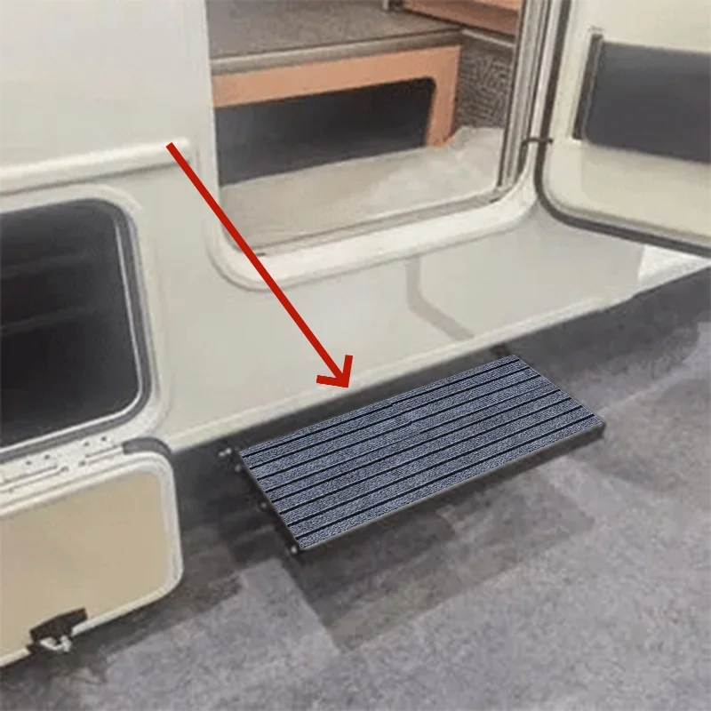 

Motorhome Solid Color Striped Kitchen Door Mat Floor Mat Room Decoration Non-Slip RV Camping Car Outdoor Step Carpet
