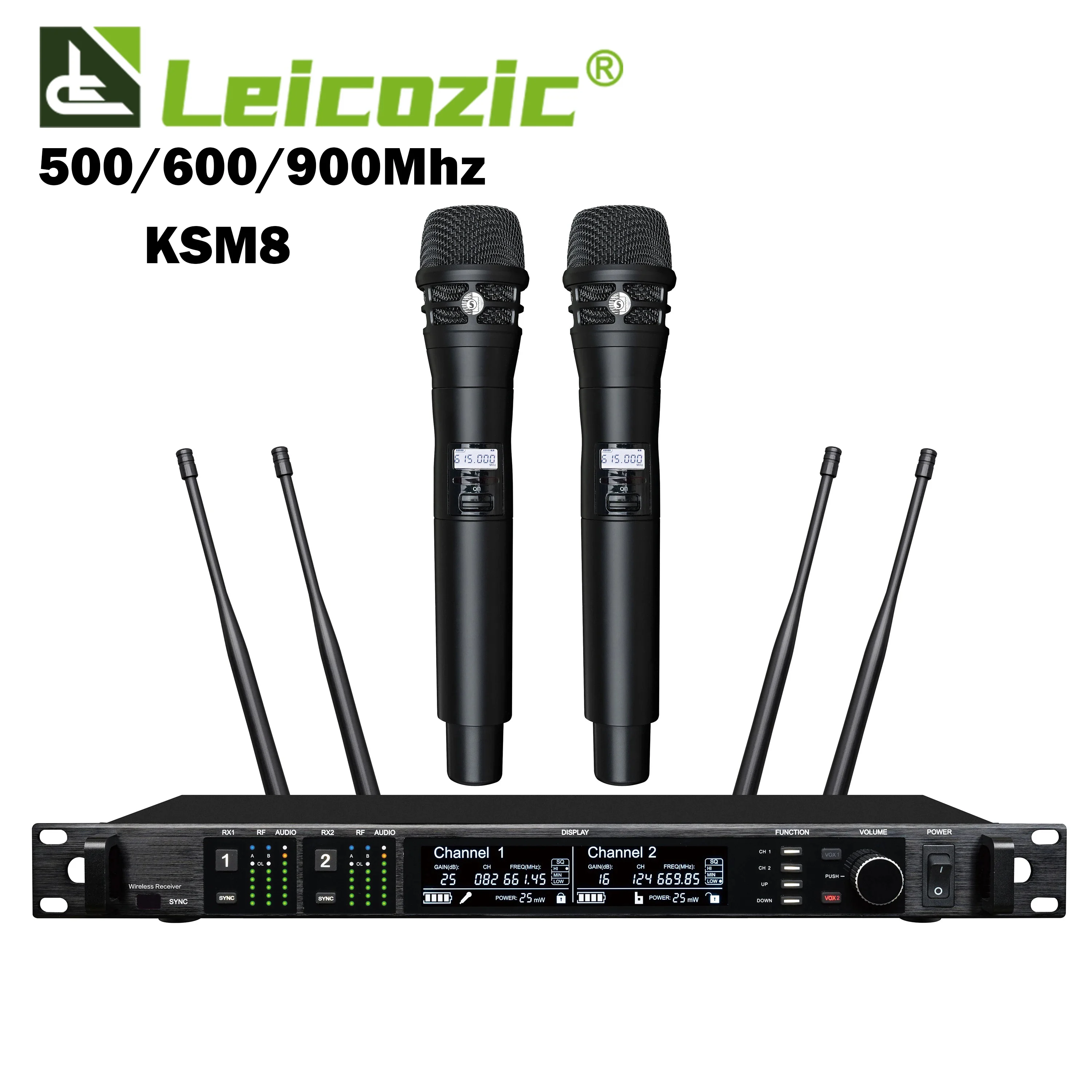 Leicozic SM BETA58 500 600 900 Mhz AD4D KSM11 Dynamische draadloze microfoon Professionele hoofddeksels Microfono voor podiumgebruik / thuis