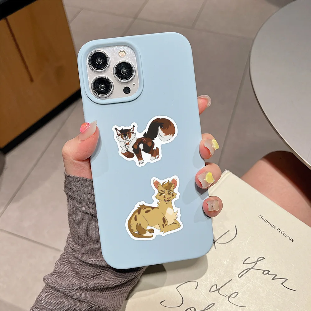 60PCS 만화 전사 고양이 그래피티 스티커 여행가방 물컵 기타 자동차 스쿠터 냉장고 휴대폰 DIY 장식 데칼