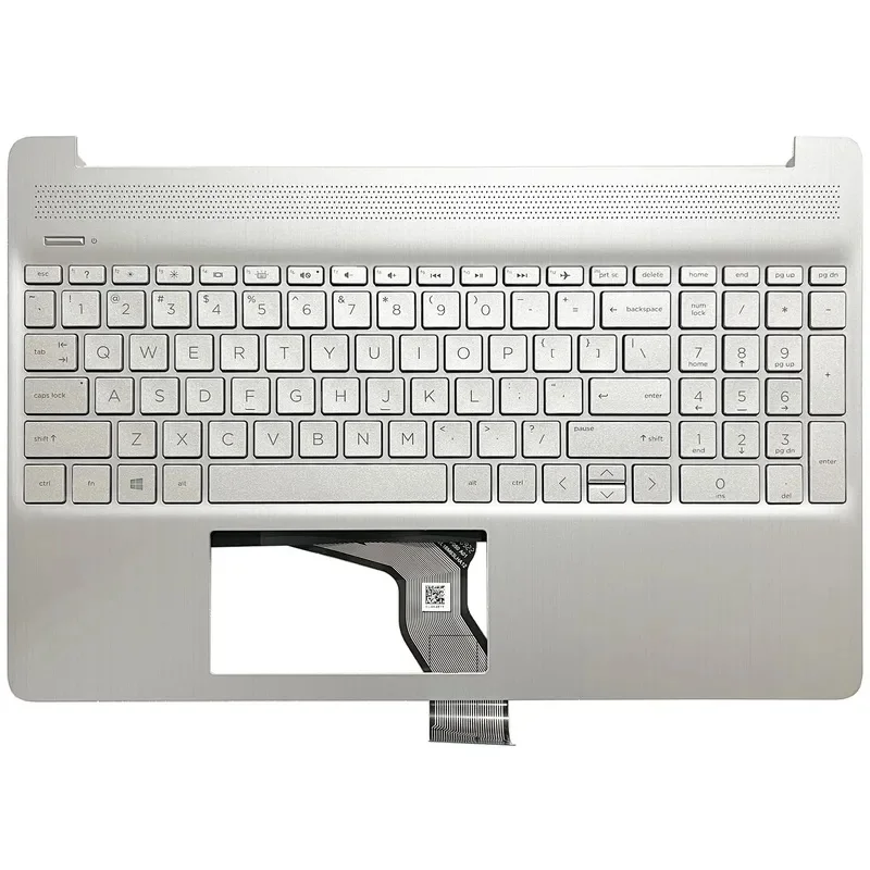 US Spanish Keyboard For HP 15S-EQ 15S-FQ 15-EF 15-DY TPN-Q222 Laptops Palmrest Top Housing Keyboard Case L63579-001