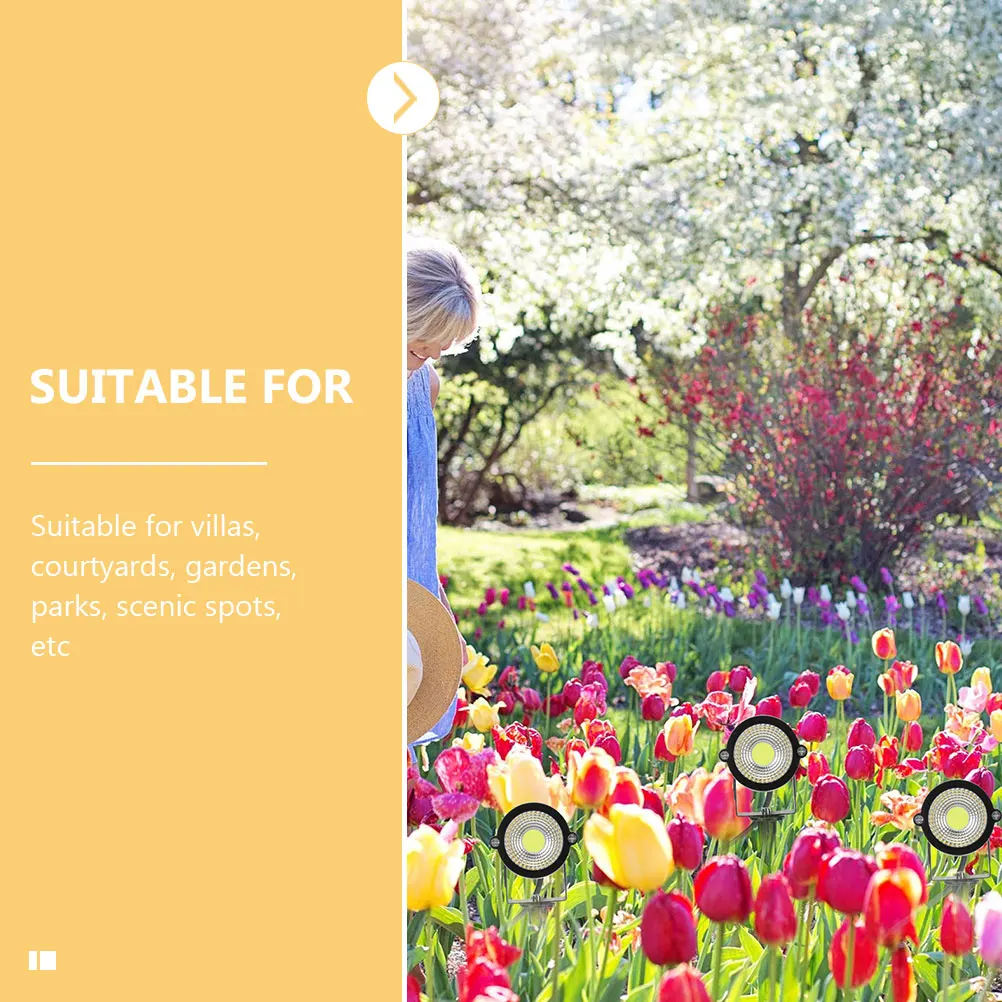 

2Pcs LED Lawn Light Stick Lamp Energy Saving Decorative Lamps for Gardens Parks Scenic Spots LED Light